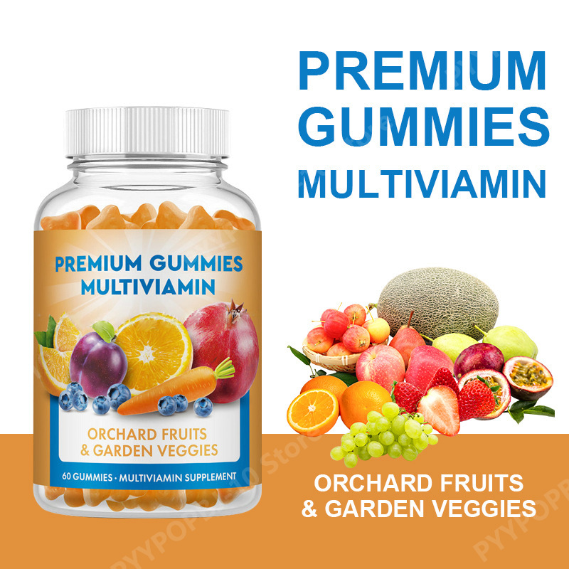 Multivitamin Gummy Adult - Gomitas Multivitamínicas Diarias 60 Unidades Mezcla