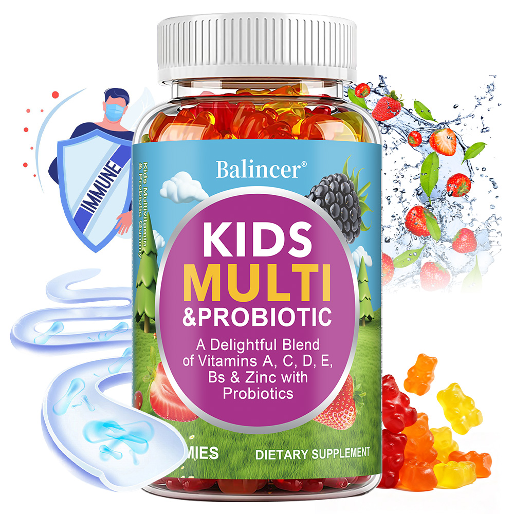 Multivitamin Gummy Adult - Gomitas Multivitamínicas + Probióticas para Niños,