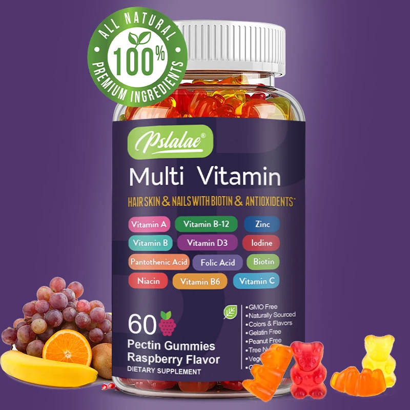 Multivitamin Gummy Adult - Gomitas multivitaminas - Mejora los niveles