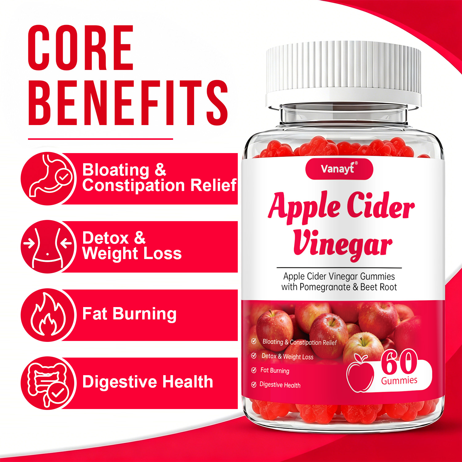 Gomitas de Vinagre de Sidra de - Apple Cider Vinegar Pill reseña y precio