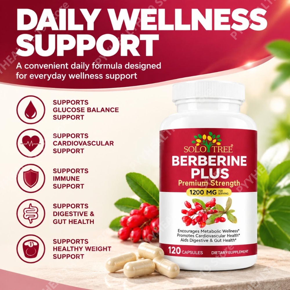 Berberina 1200 mg con jalea re - Berberine Hcl Capsule reseña y precio