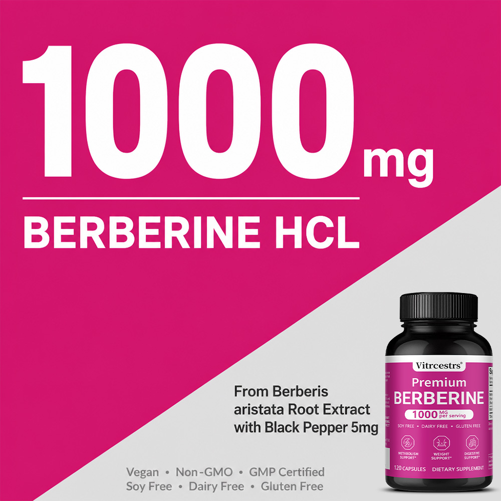 Suplemento de berberina HCl, 1 - Berberine Hcl Capsule reseña y precio