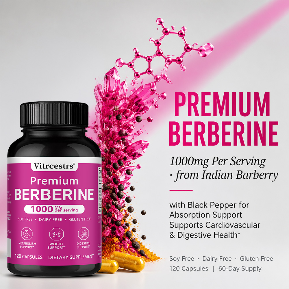 Suplemento de berberina HCl, 1 - Berberine Hcl Capsule reseña y precio