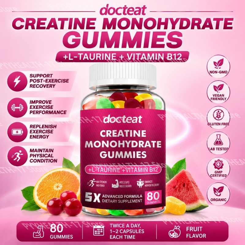 Gomitas de Creatina Monohidrat - Multivitamin Gummy Adult reseña y precio